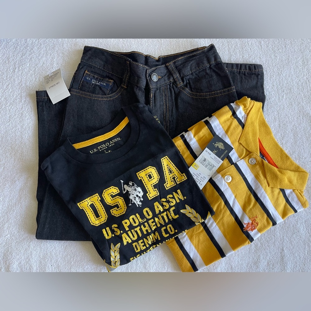U.S. POLO ASSN. Boys 3-Piece Set